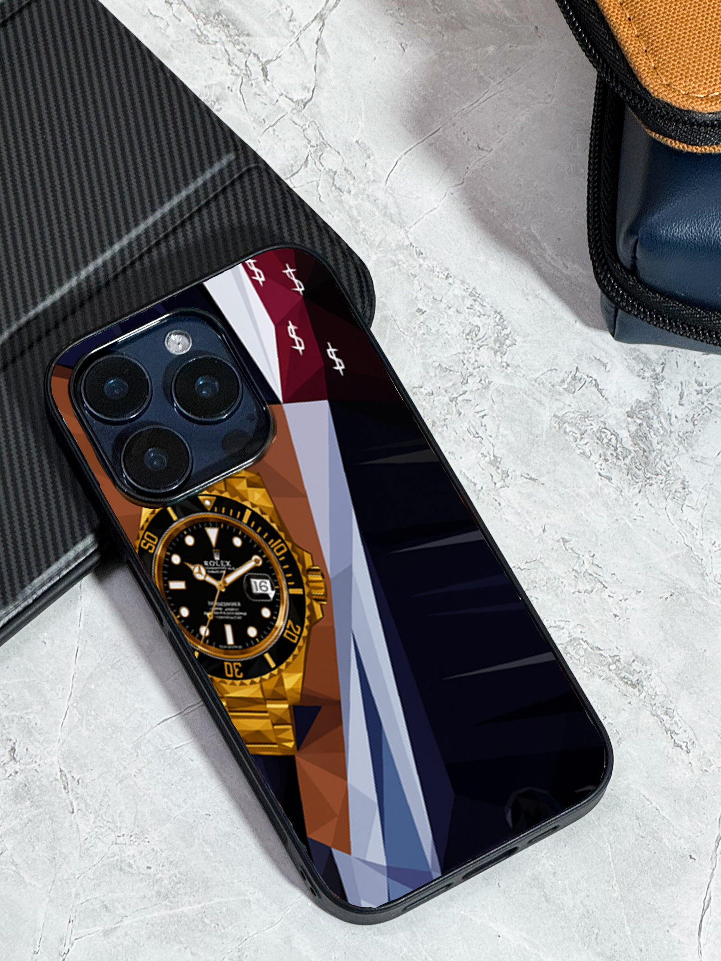 Golden Hour Premium Glass Back Cover For iPhone 11,12,13,14,15,16 Models