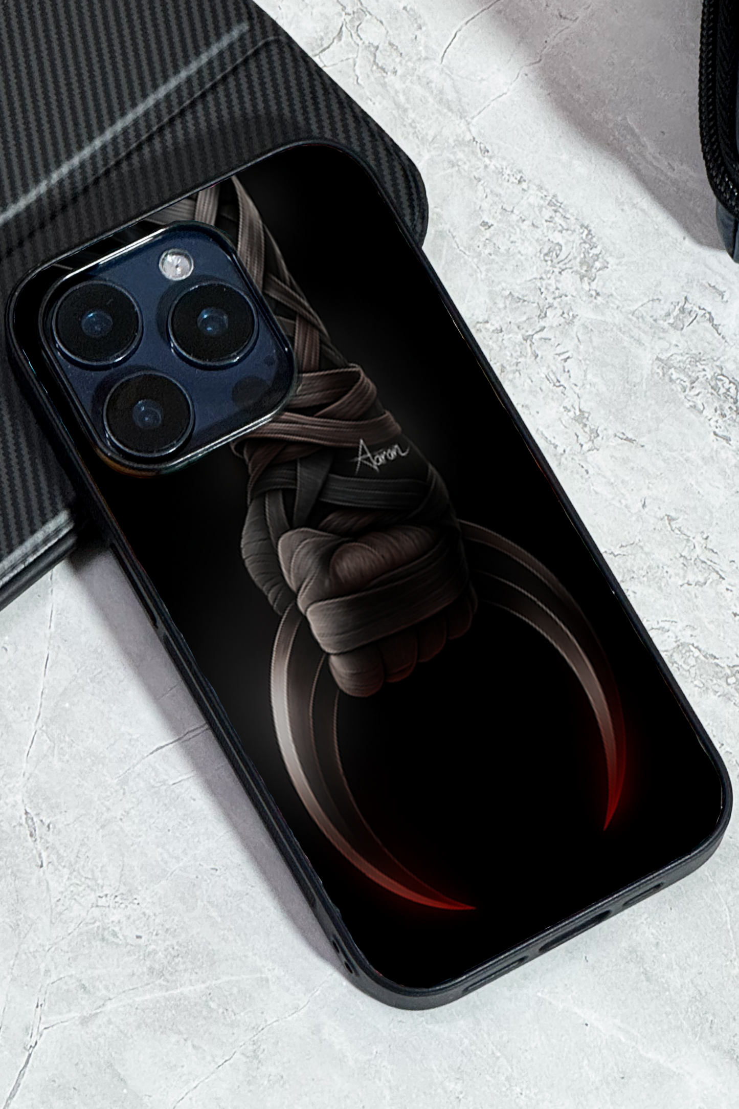 Shadowfang Premium Glass Back Cover For iPhone 11,12,13,14,15,16 Models