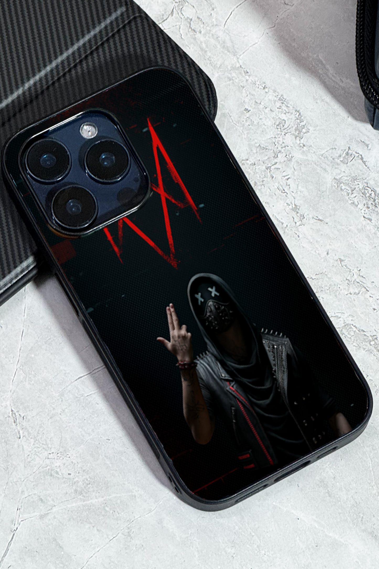 symbol Premium Glass Back Cover For iPhone 11,12,13,14,15,16 Models