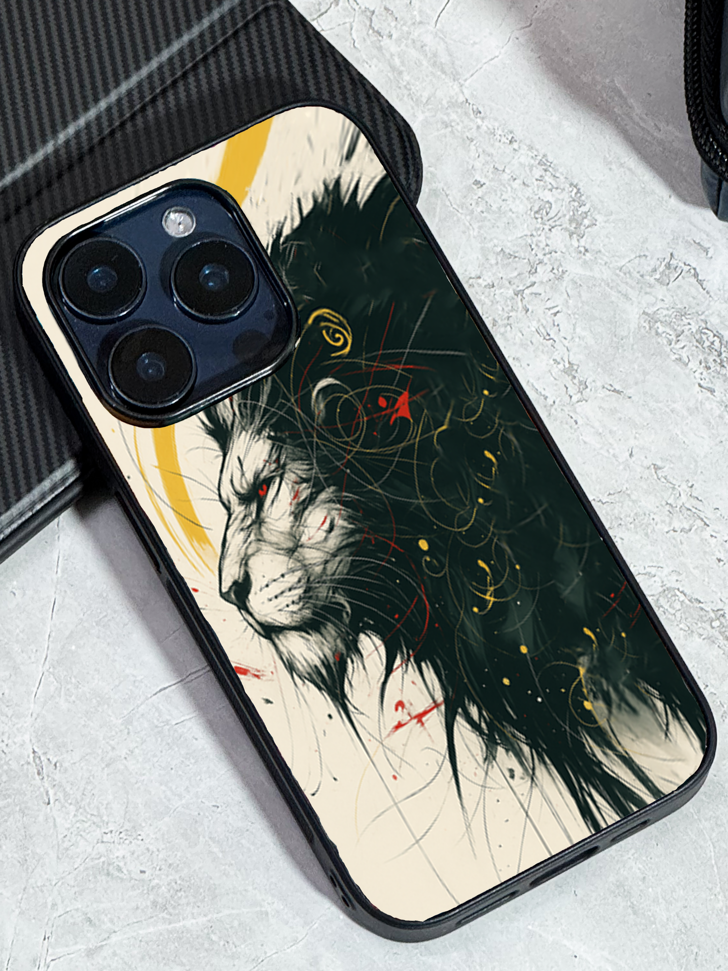 Roar Within Premium Glass Back Cover For iPhone 11,12,13,14,15,16 Models