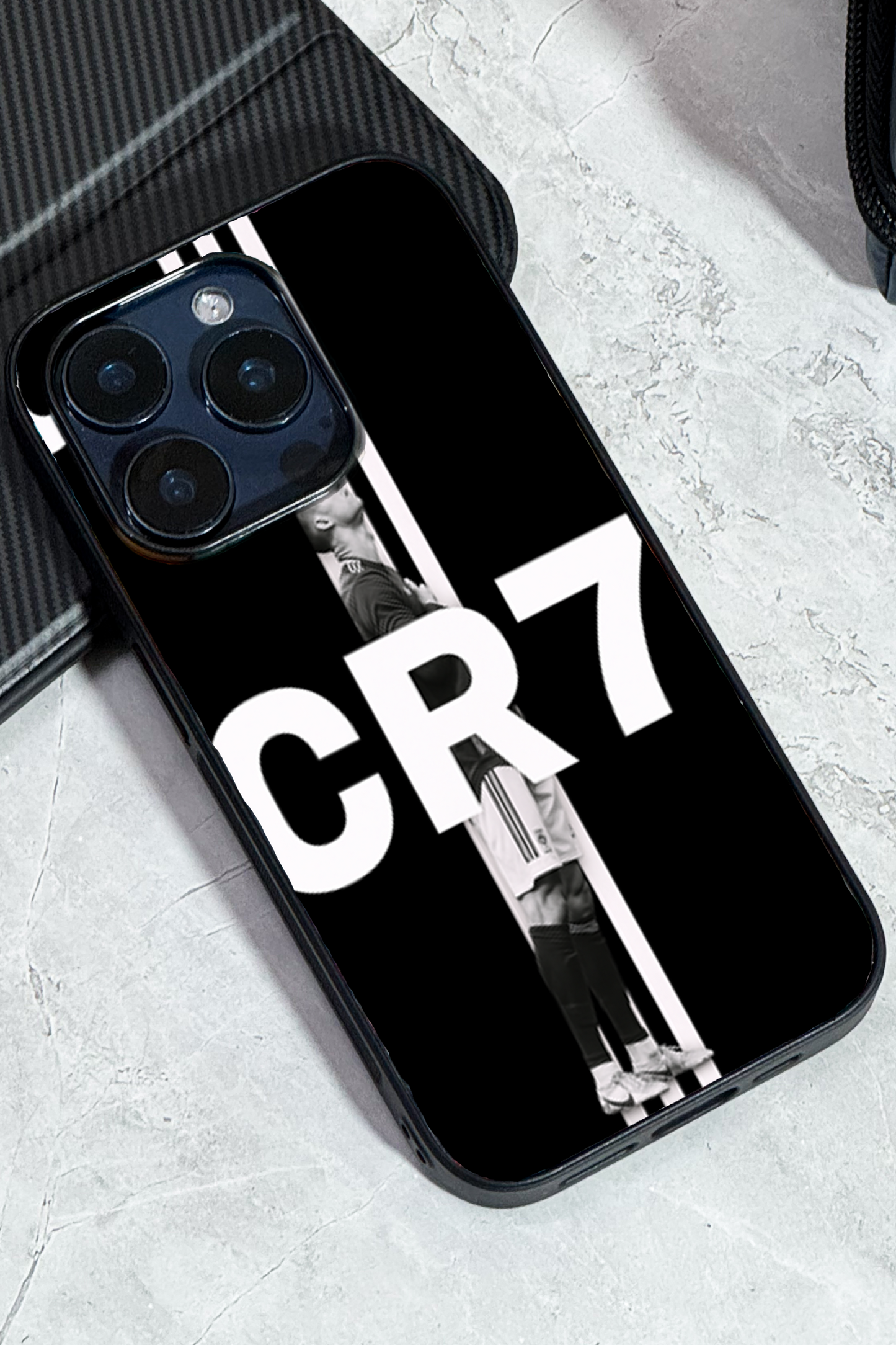 Legacy Stripe Premium Glass Back Cover For iPhone 11,12,13,14,15,16 Models