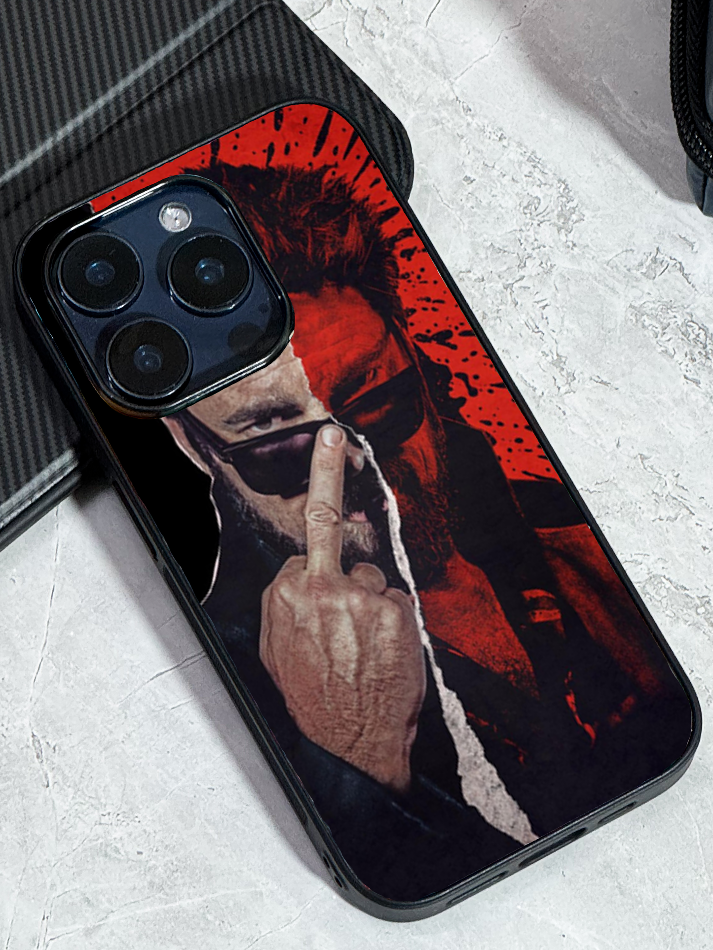 No Limits Premium Glass Back Cover For iPhone 11,12,13,14,15,16 Models