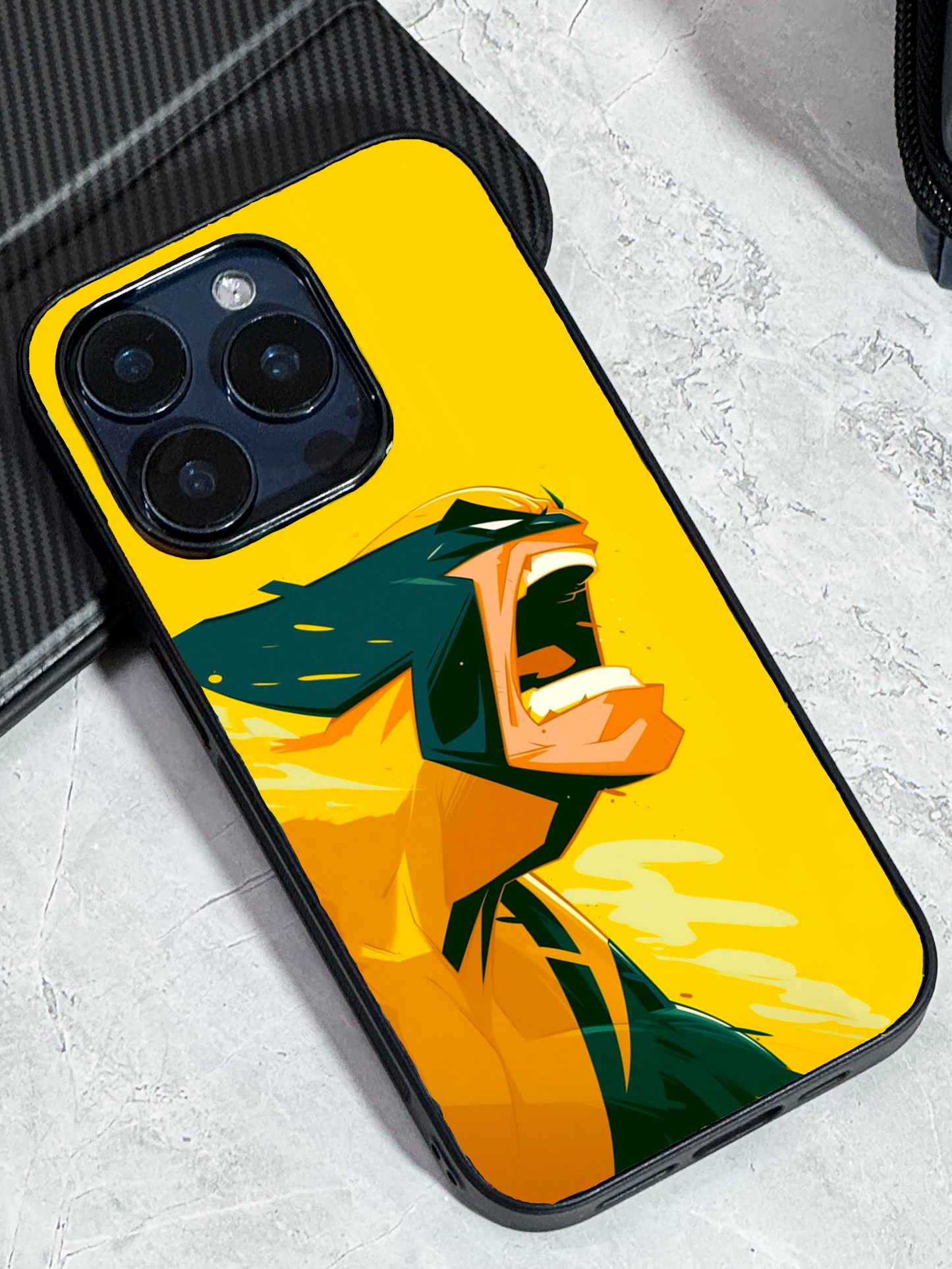 Rage Unleashed Premium Glass Back Cover For iPhone 11,12,13,14,15,16 Models