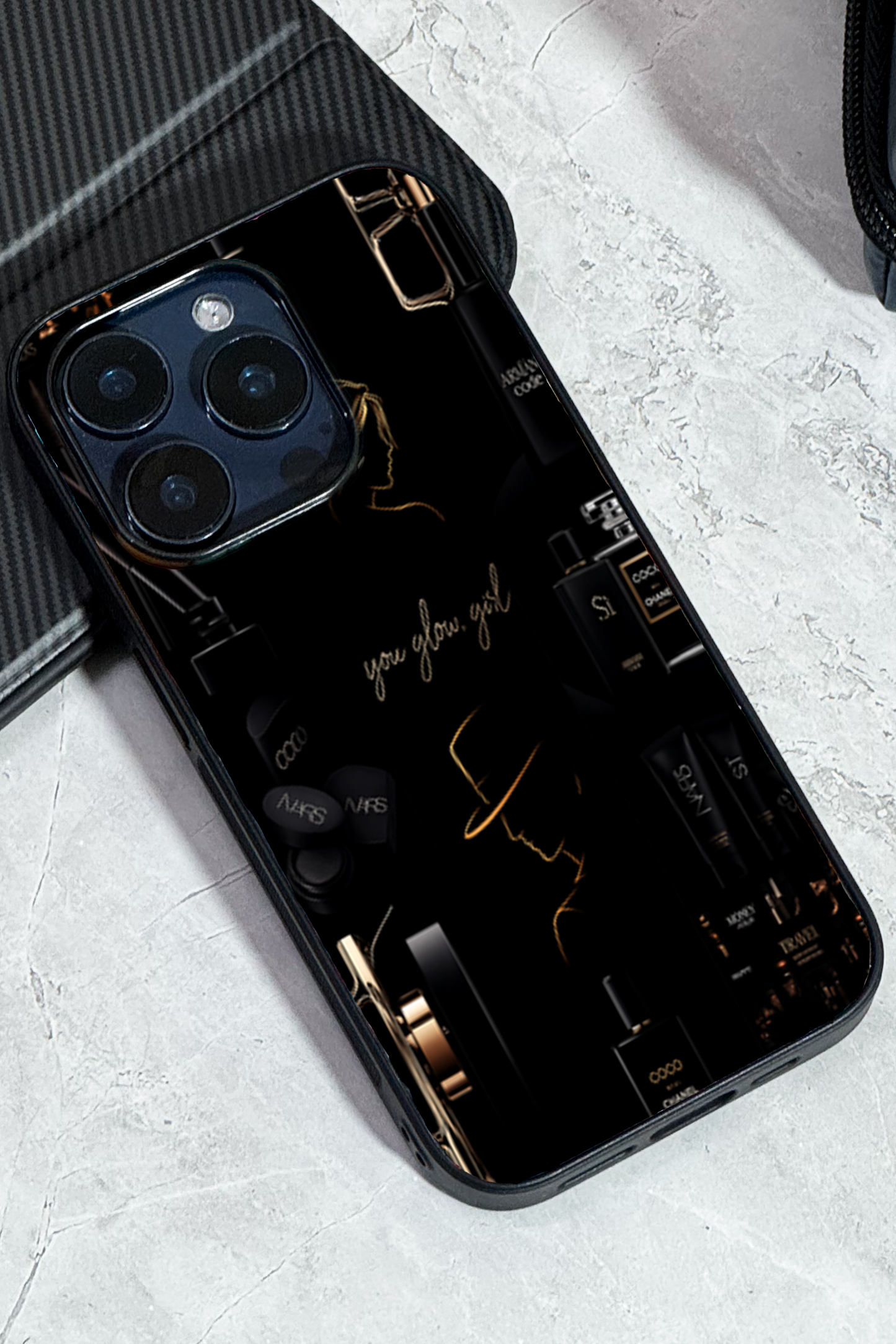 Glow & Grace Premium Glass Back Cover For iPhone 11,12,13,14,15,16 Models