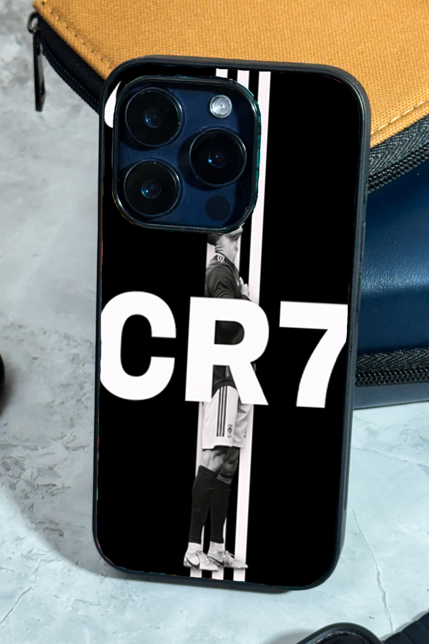 Legacy Stripe Premium Glass Back Cover For iPhone 11,12,13,14,15,16 Models