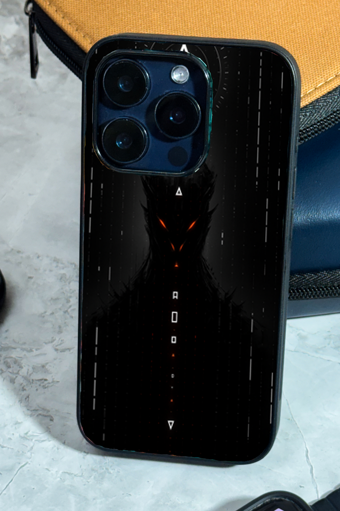 Oblivion Eyes Premium Glass Back Cover For iPhone 11,12,13,14,15,16 Models