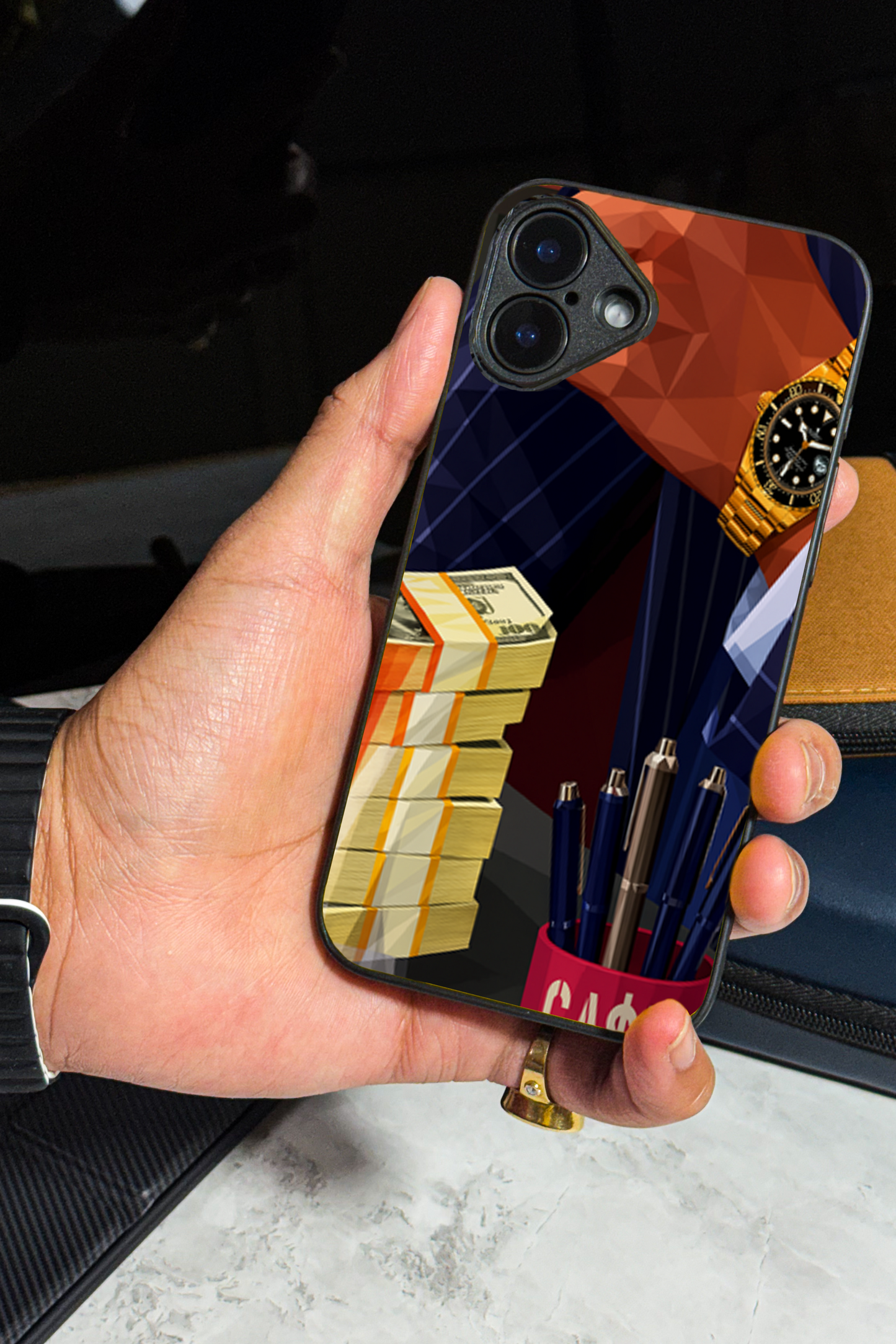 Cash Empire Premium Glass Back Cover For iPhone 11,12,13,14,15,16 Models