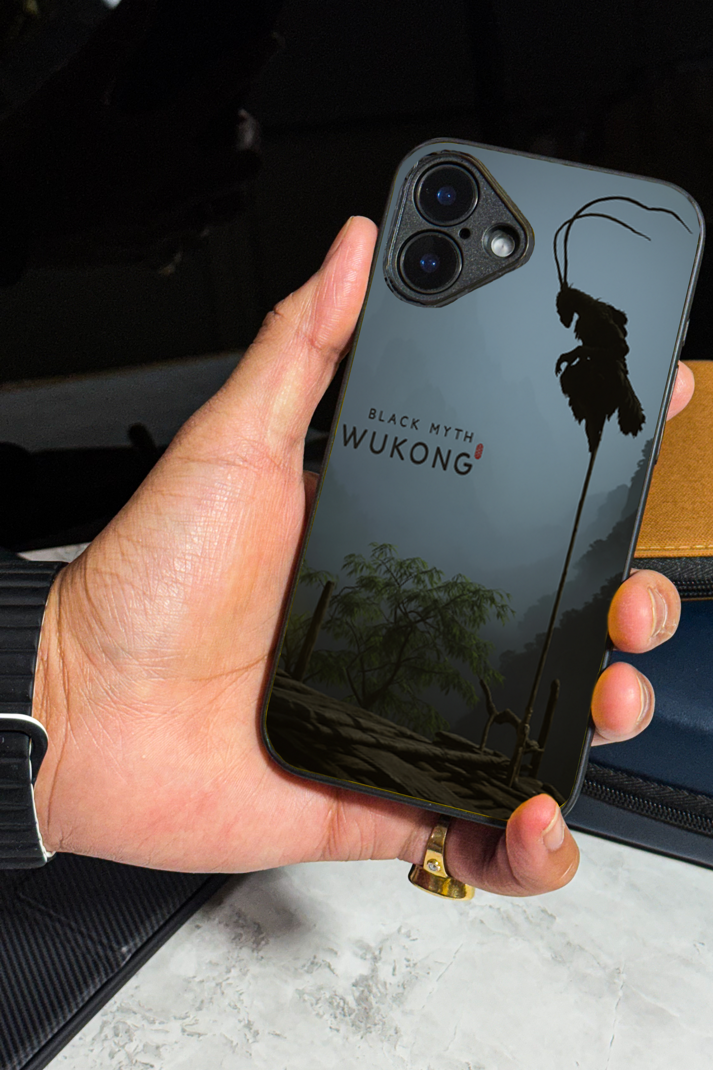 BMW -Black Myth Wukong Premium Glass Back Cover | iPhone 11,12,13,14,15,16 Models