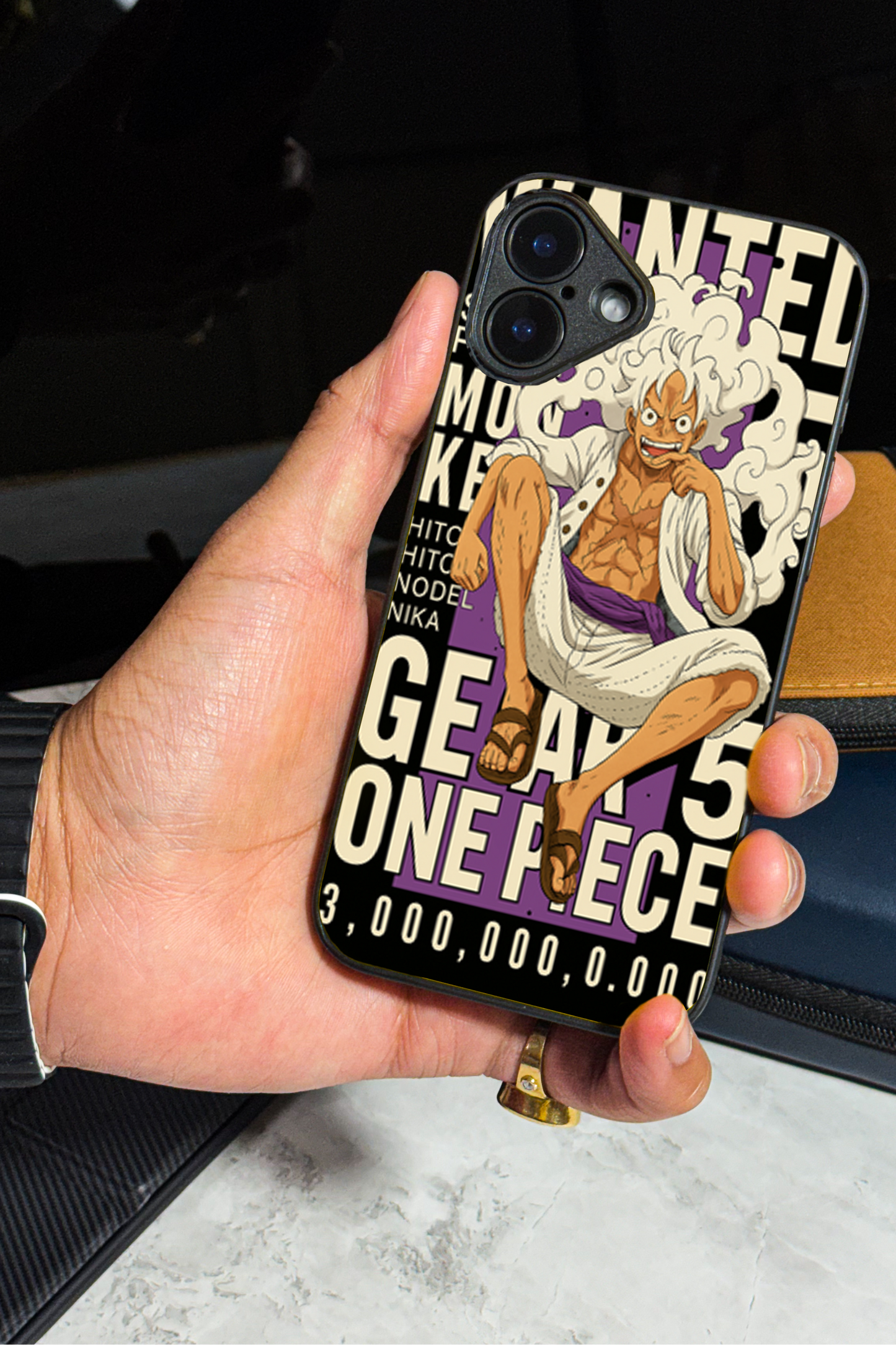 One Piece FAN Premium Glass Back Cover For iPhone 11,12,13,14,15,16 Models