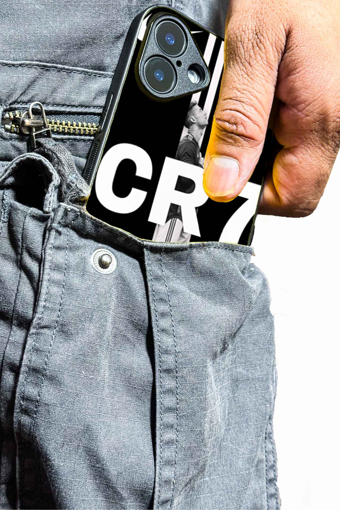 Legacy Stripe Premium Glass Back Cover For iPhone 11,12,13,14,15,16 Models