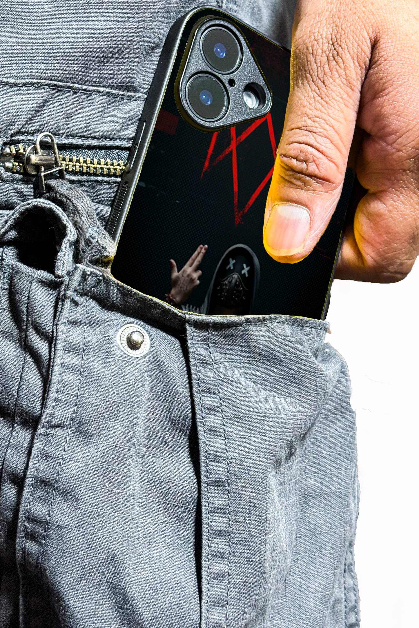 symbol Premium Glass Back Cover For iPhone 11,12,13,14,15,16 Models