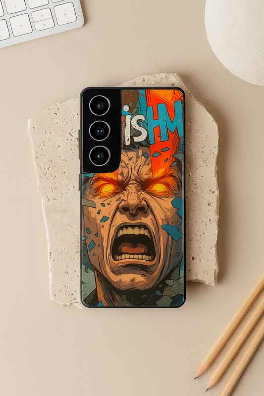 I Am Homelander Premium Glass Back Cover For Galaxy S22, S23, S24, S25 Models