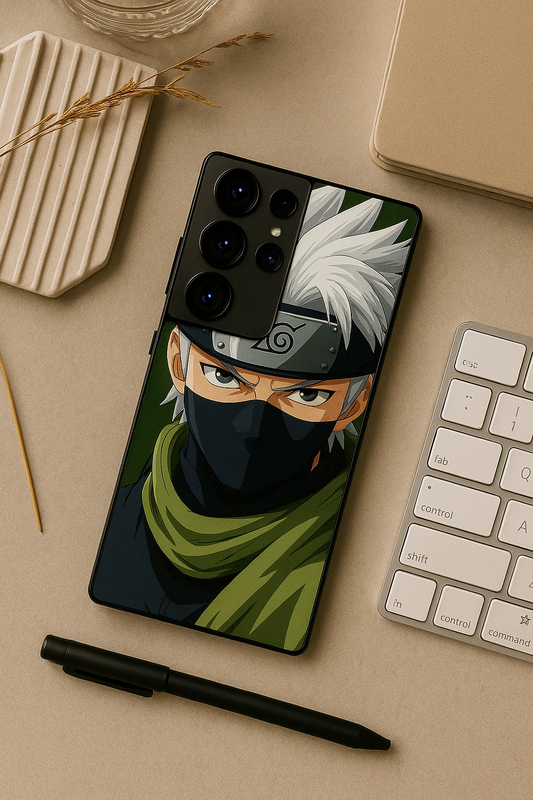 Kakashi Supremacy Premium Glass Back Cover For Galaxy S22, S23, S24, S25 Models