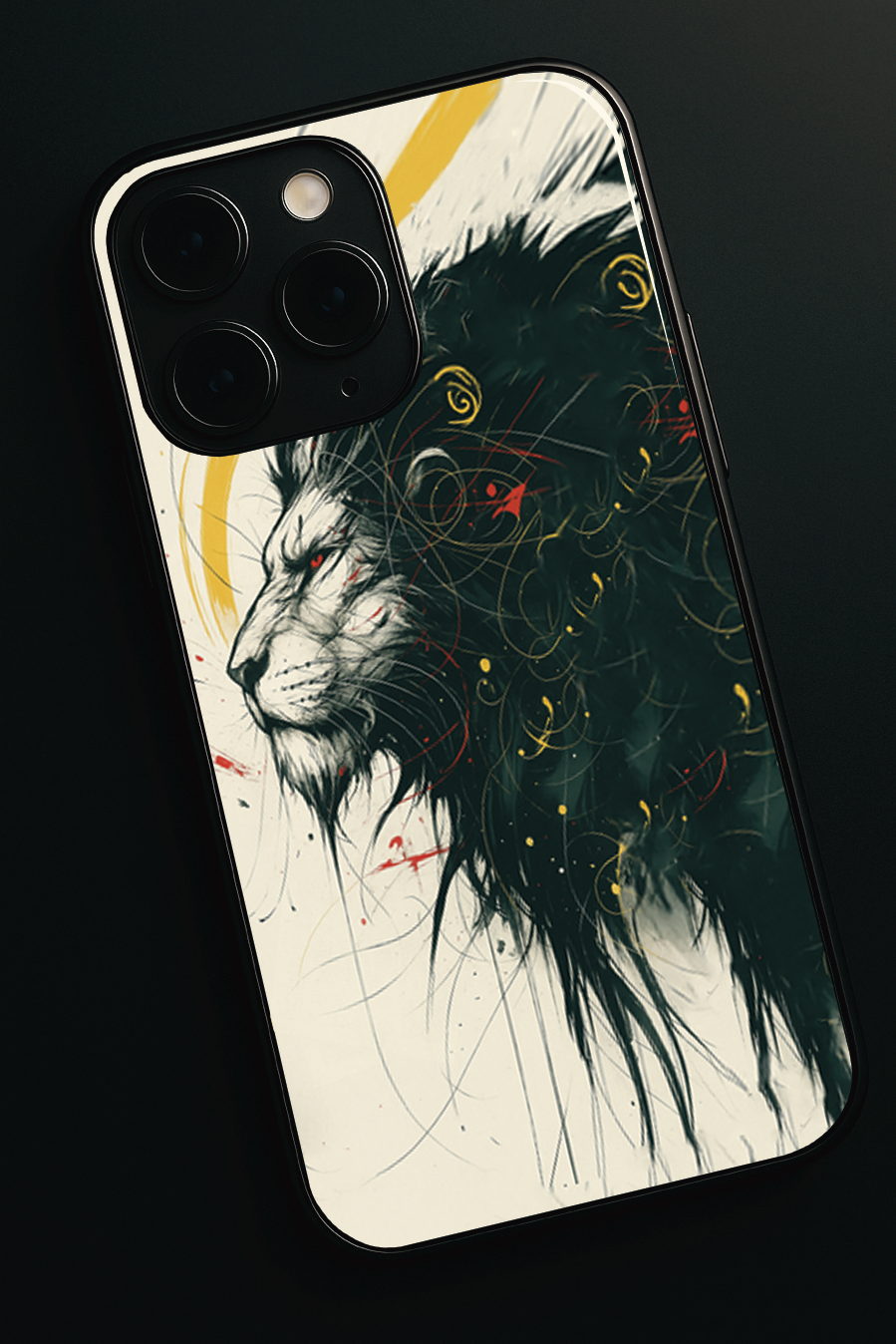 Roar Within Premium Glass Back Cover For iPhone 11,12,13,14,15,16 Models