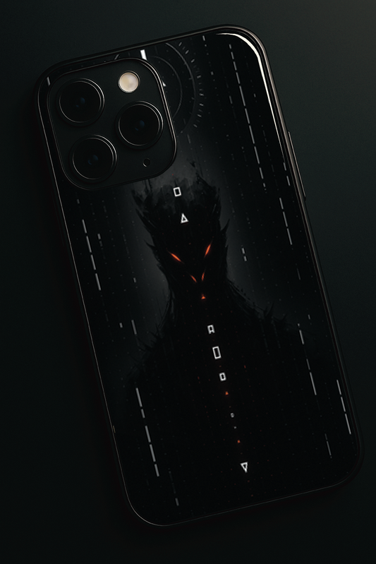 Oblivion Eyes Premium Glass Back Cover For iPhone 11,12,13,14,15,16,17 Models