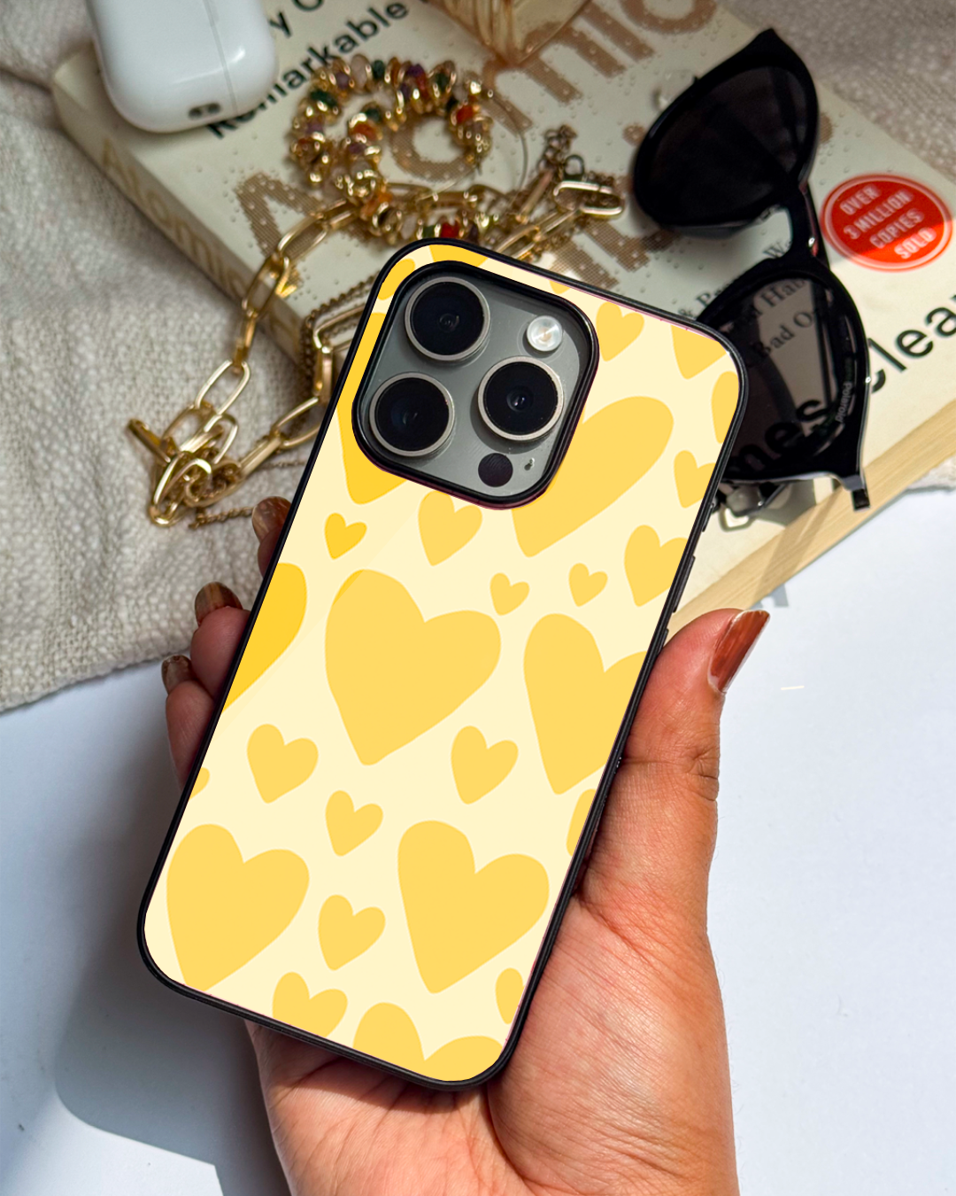 They Were All Yellow Premium Glass Back Cover For iPhone 11,12,13,14,15,16 Models