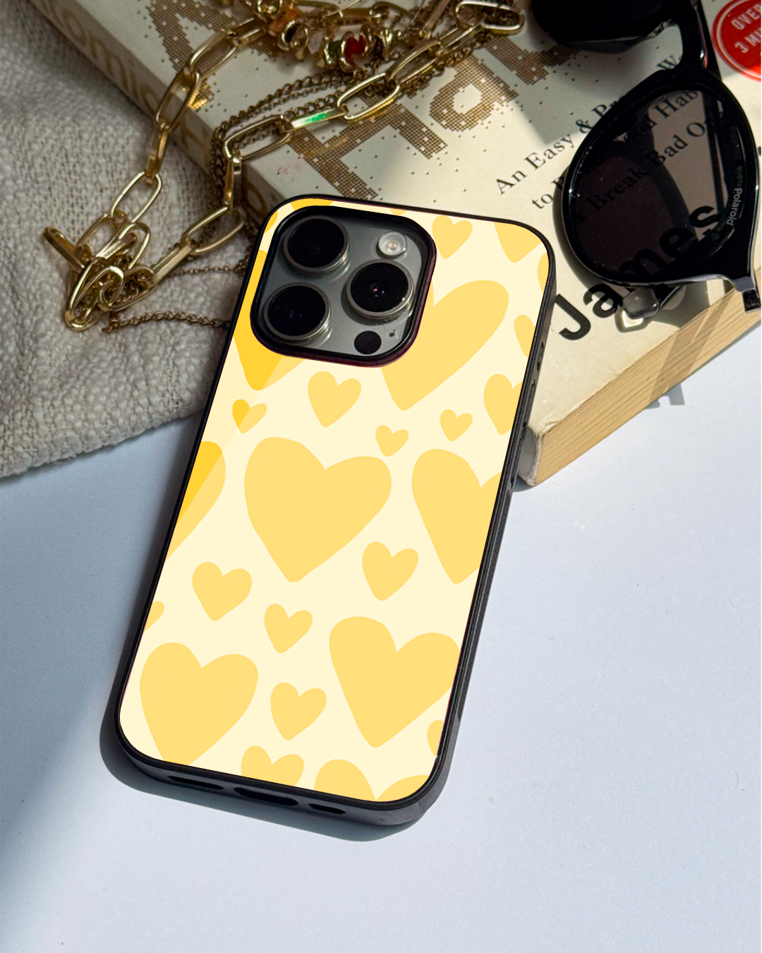 They Were All Yellow Premium Glass Back Cover For iPhone 11,12,13,14,15,16 Models