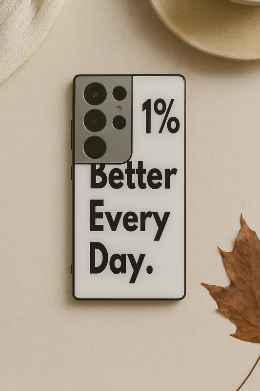 Better Every Day Premium Glass Back Cover For Galaxy S, A, M & F Series The Case & Co