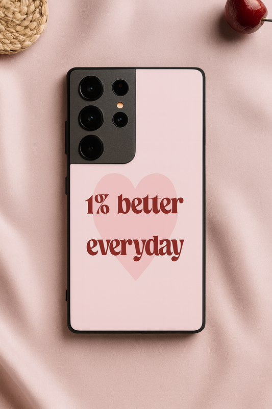 Better Than Yesterday Premium Glass Back Cover For Galaxy S, A, M & F Series The Case & Co