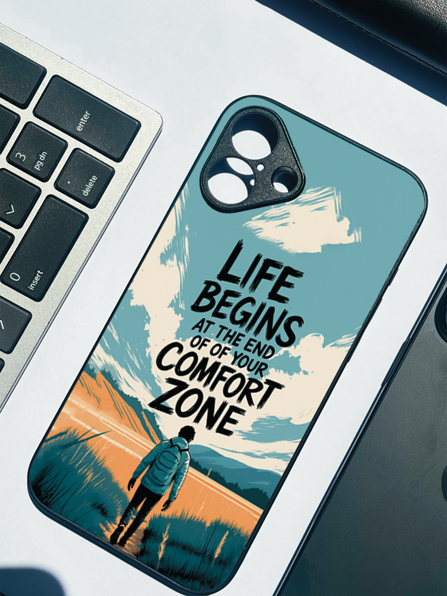 Beyond Limits Premium Glass Back Cover For iPhone 11,12,13,14,15,16,17 Models The Case & Co