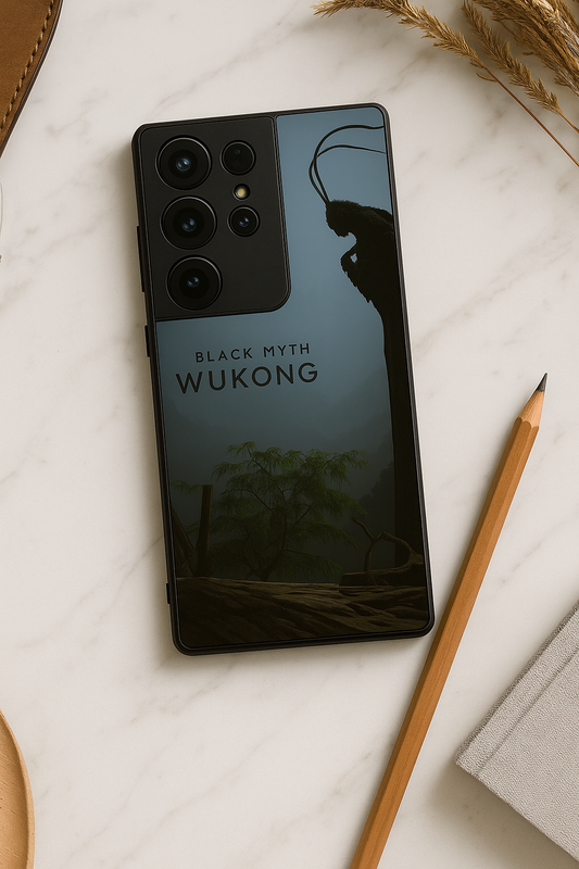 BMW -Black Myth Wukong Premium Glass Back Cover For Galaxy S, A, M & F Series The Case & Co