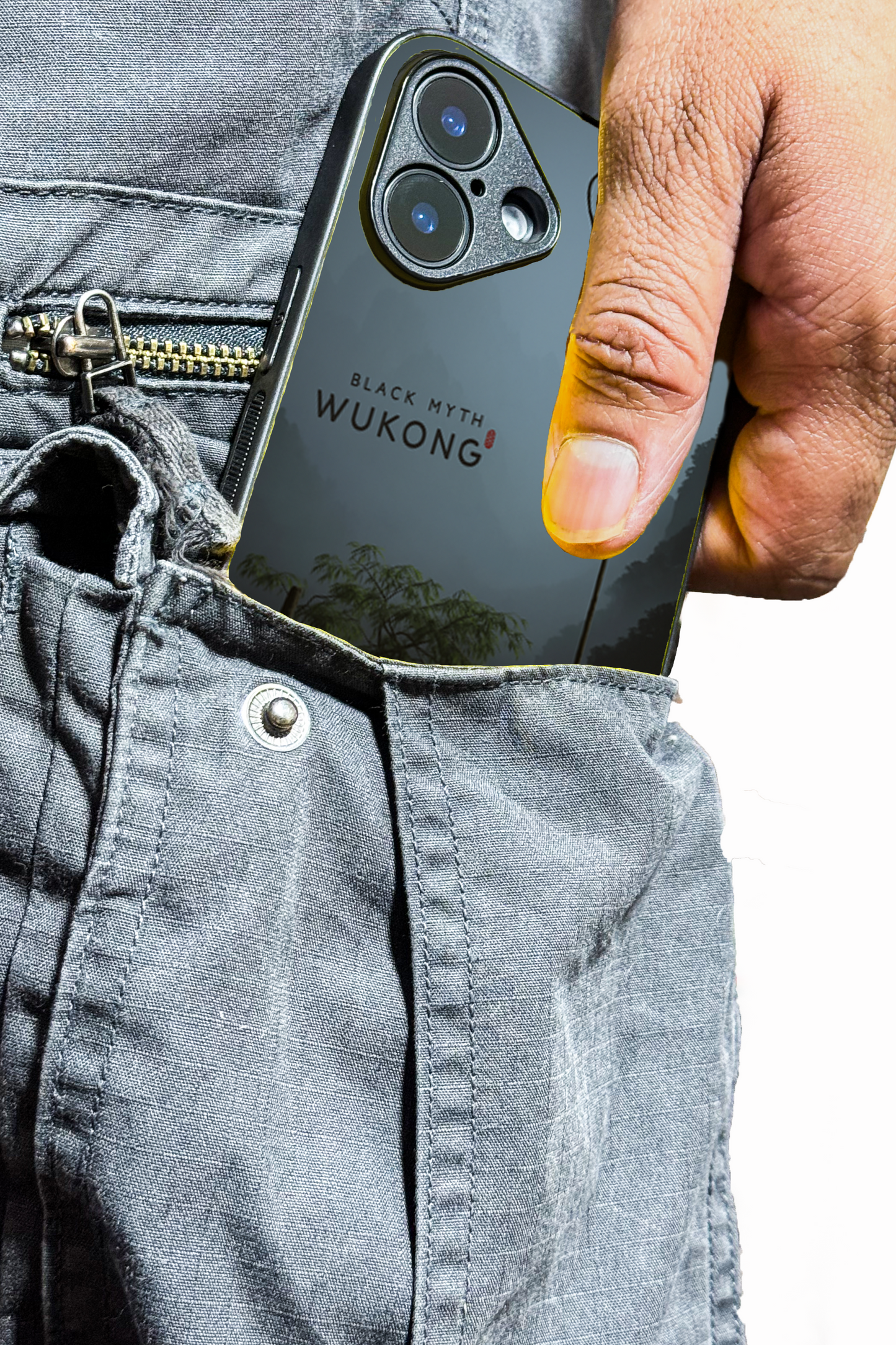 BMW -Black Myth Wukong Premium Glass Back Cover | iPhone 11,12,13,14,15,16,17 Models The Case & Co