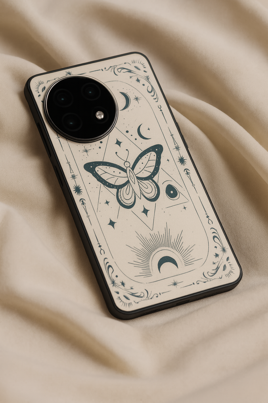 Boho Butterfly Glass Back Cover For One Plus 13, 12, 11, 10, Nord Series The Case & Co