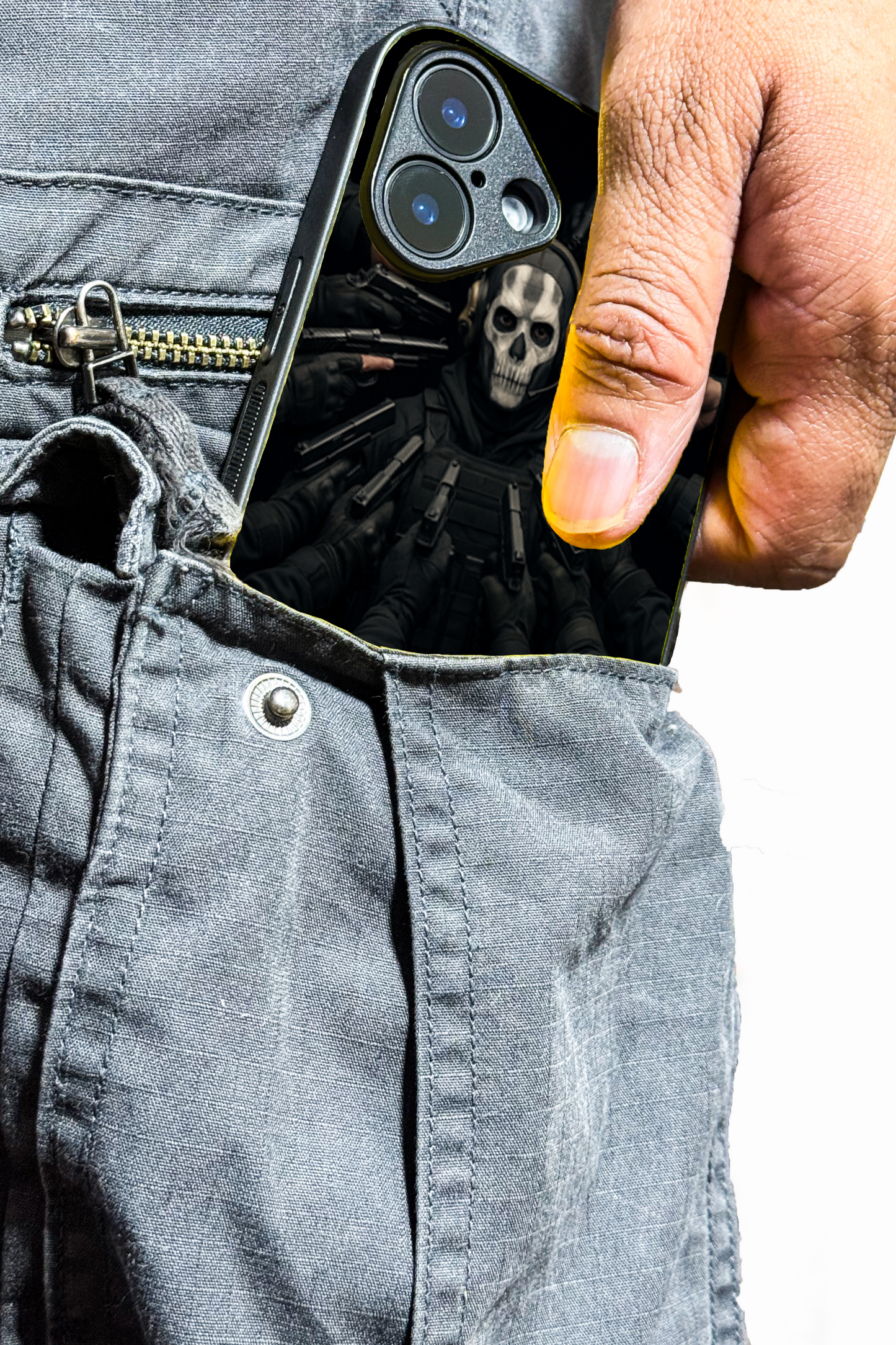 Bullet Crown Premium Glass Back Cover For iPhone 11,12,13,14,15,16,17 Models The Case & Co