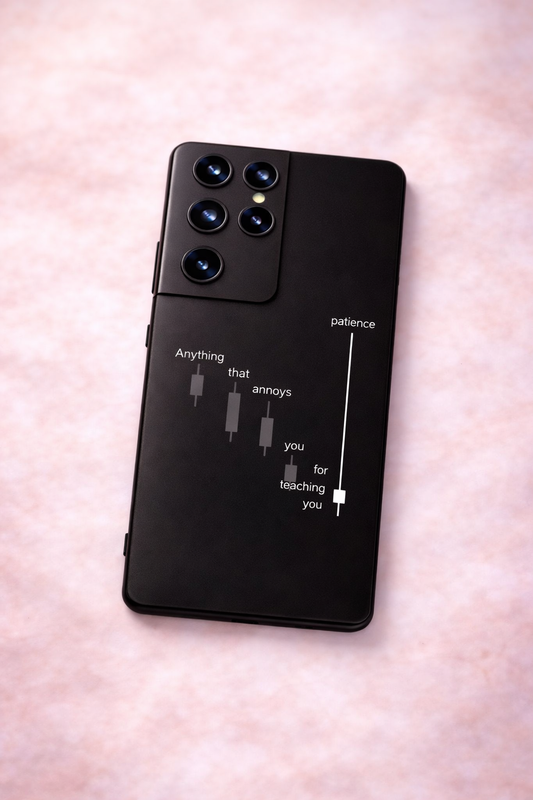 Candle Wisdom Premium Glass Back Cover For Galaxy S, A, M & F Series The Case & Co