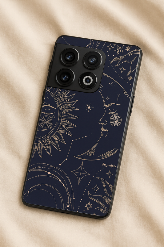 Celestial Dream Glass Back Cover For One Plus 13, 12, 11, 10, Nord Series The Case & Co