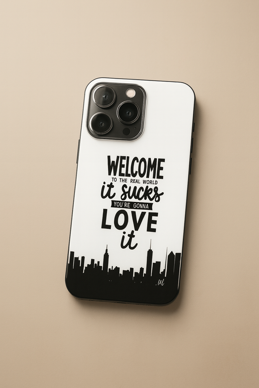 City Of FRIENDS Premium Glass Back Cover For iPhone 11,12,13,14,15,16,17 Models The Case & Co