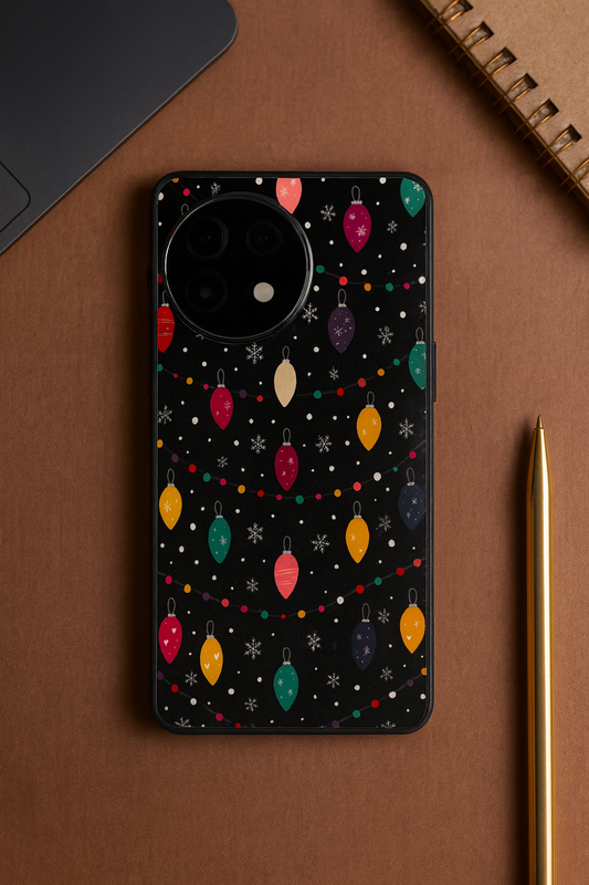 Cute Aesthetic Lights Glass Back Cover For One Plus 13, 12, 11, 10, Nord Series The Case & Co