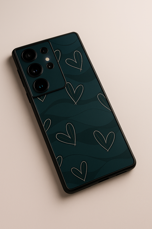 Dark Desire Premium Glass Back Cover For Galaxy S, A, M & F Series The Case & Co