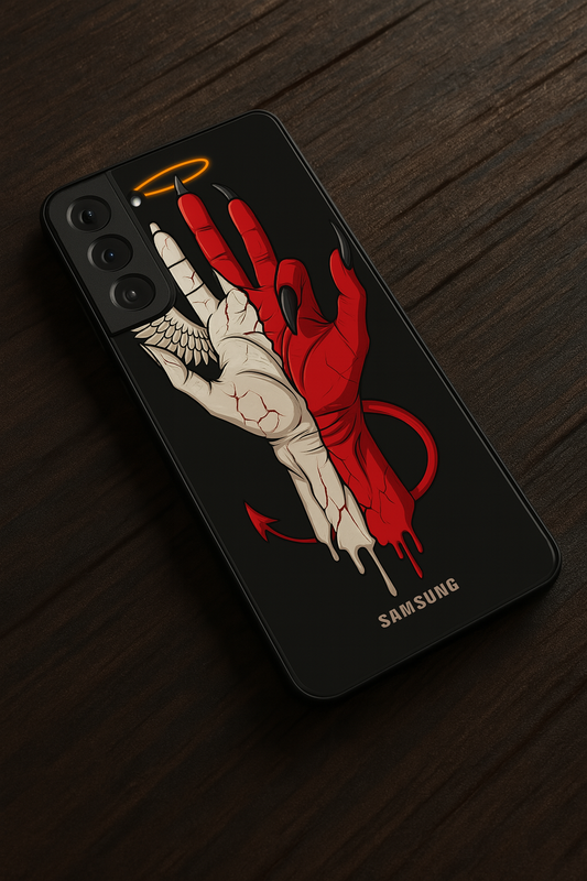 Duality Premium Glass Back Cover For Galaxy S, A, M & F Series The Case & Co