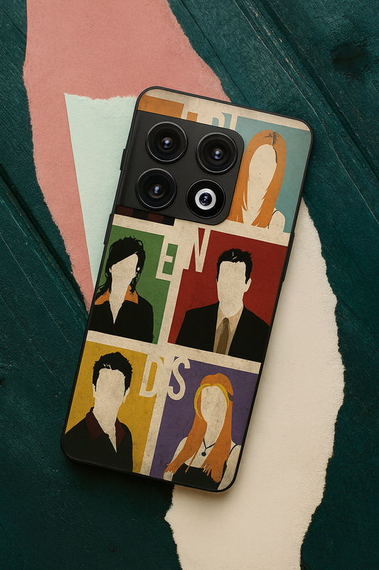 FRIENDS The Sitcom Edit Premium Glass Back Cover For One Plus 13, 12, 11, 10, Nord Series The Case & Co