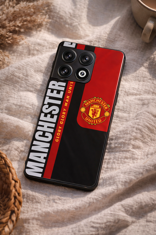 Glory Glory United Premium Glass Back Cover For One Plus 13, 12, 11, 10, Nord Series The Case & Co