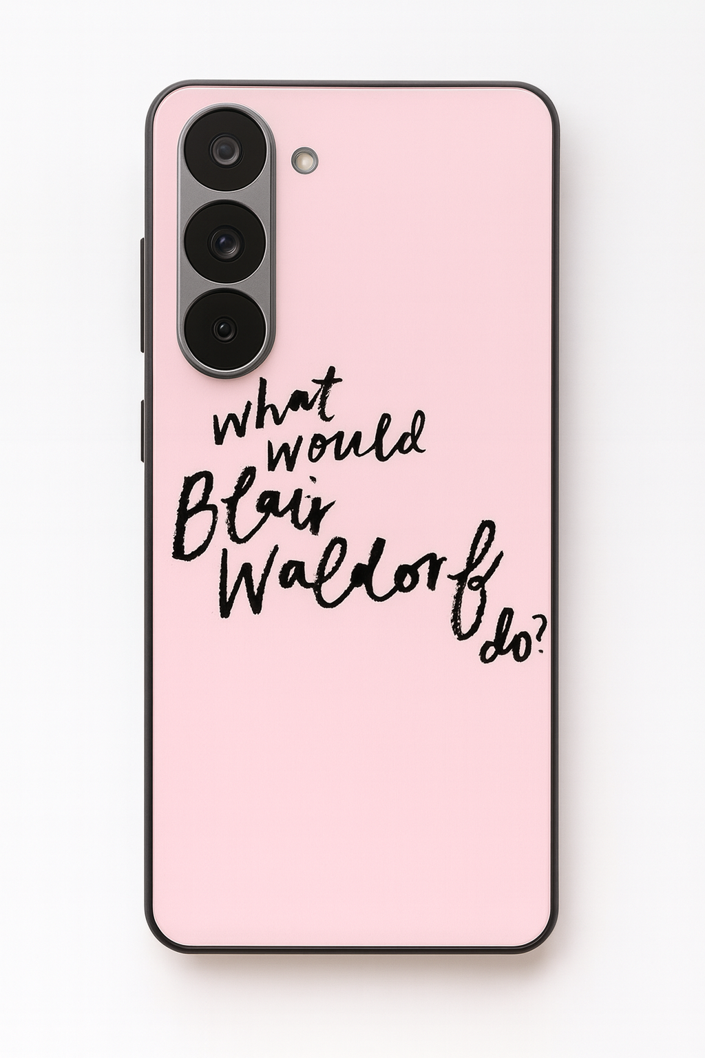 GOSSIP GIRL Queen B Case Premium Glass Back Cover For Galaxy S, A, M & F Series The Case & Co