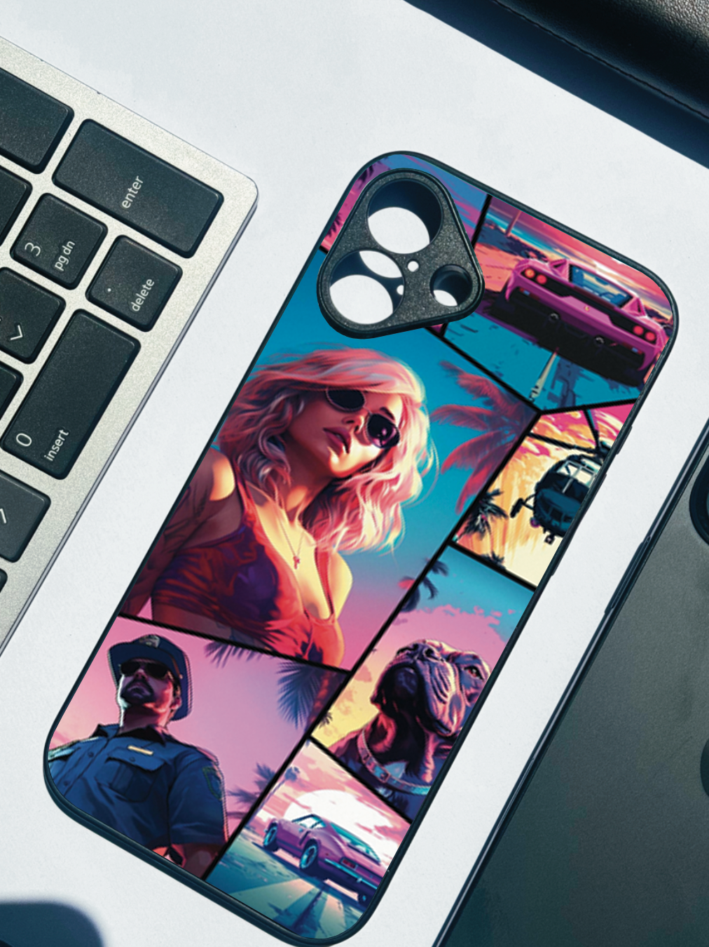 GTA Loading Premium Glass Back Cover For iPhone 11,12,13,14,15,16,17 Models The Case & Co