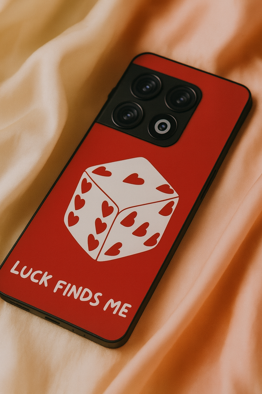 Hearts & Dice Glass Back Cover For One Plus 13, 12, 11, 10, Nord Series The Case & Co