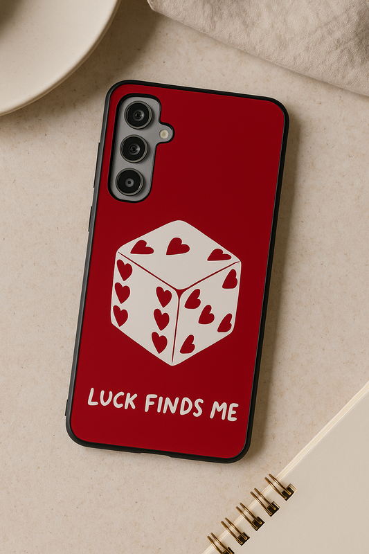 Hearts & Dice Premium Glass Back Cover For Galaxy S, A, M & F Series The Case & Co