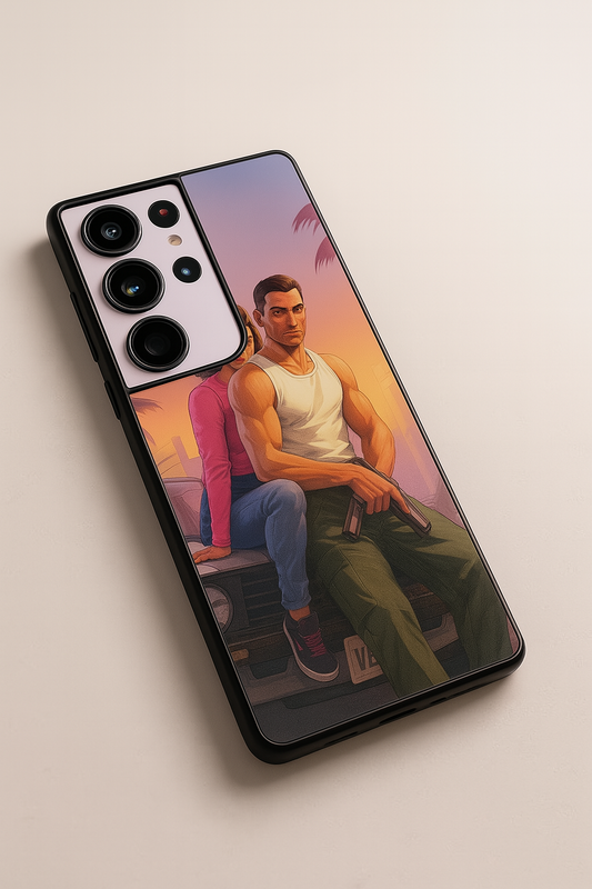 Heatwave Premium Glass Back Cover For Galaxy S, A, M & F Series The Case & Co