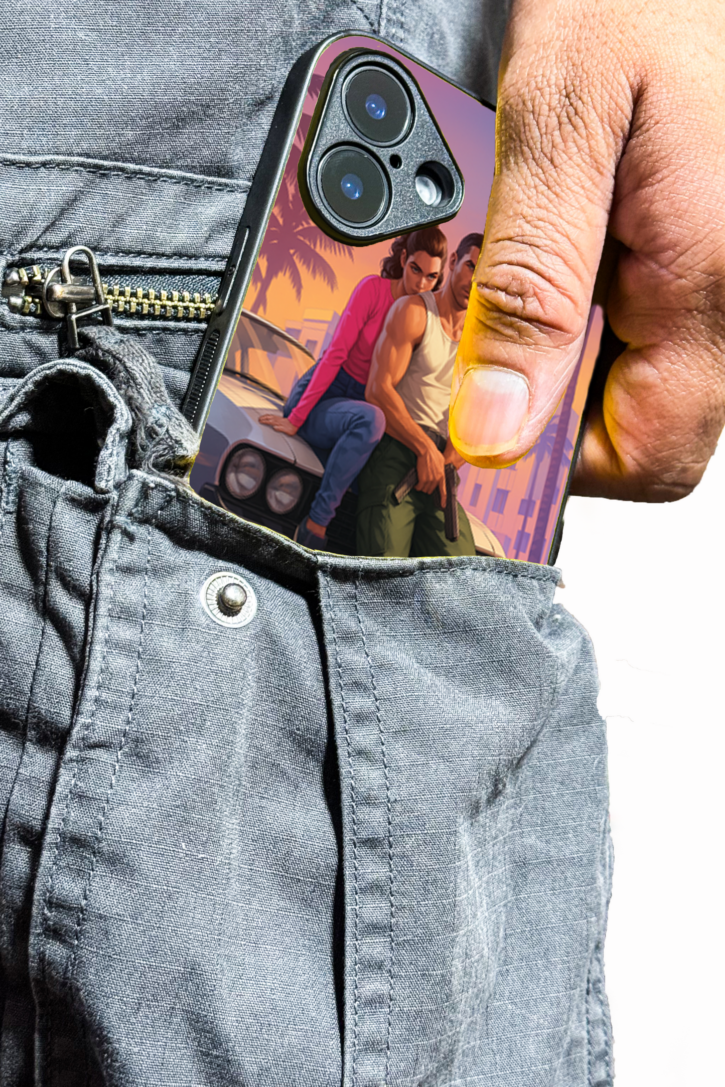 Heatwave Premium Glass Back Cover For iPhone 11,12,13,14,15,16,17 Models The Case & Co