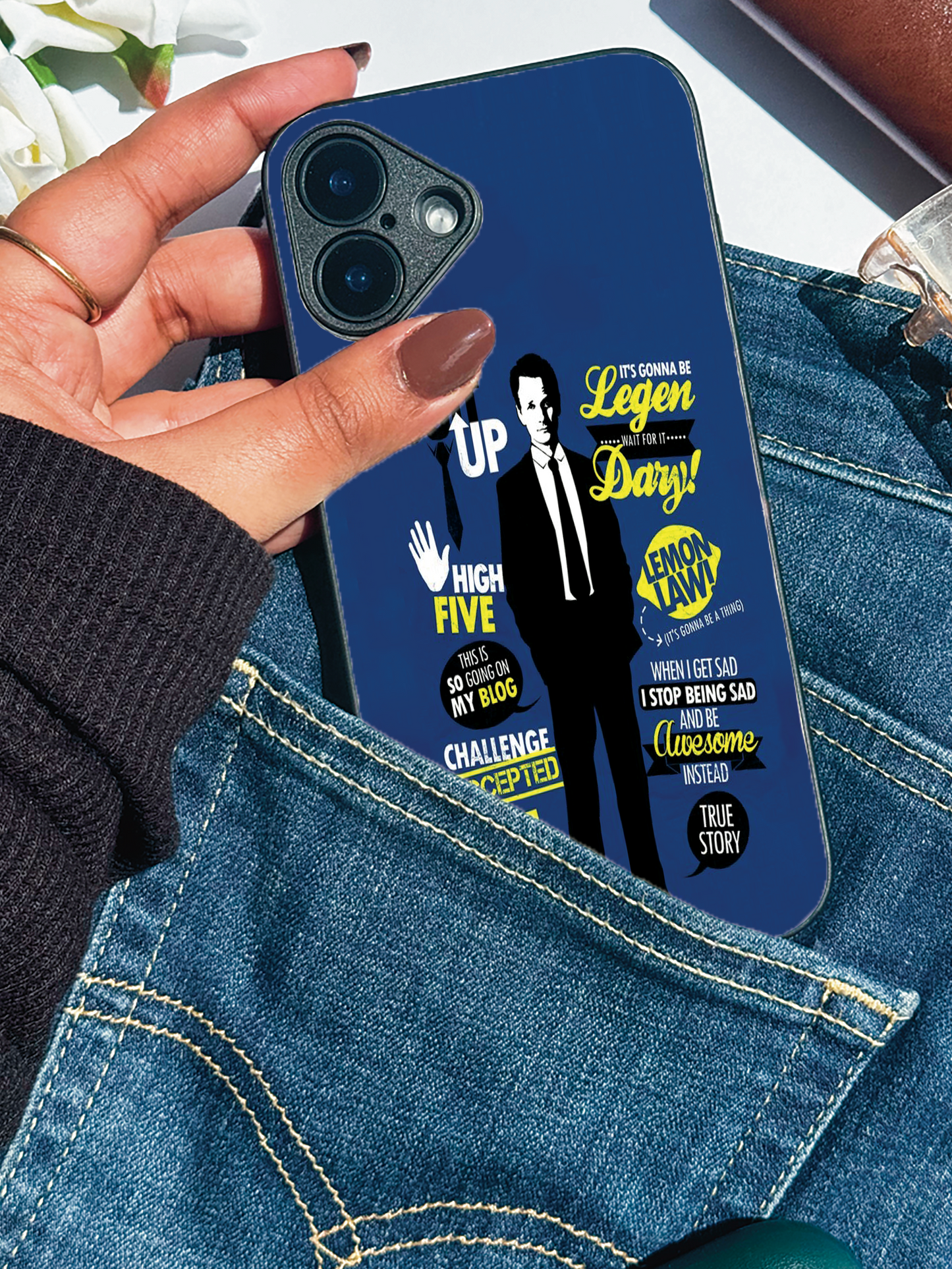 HIMYM Bro Code Case Premium Glass Back Cover For iPhone 11,12,13,14,15,16,17 Models The Case & Co