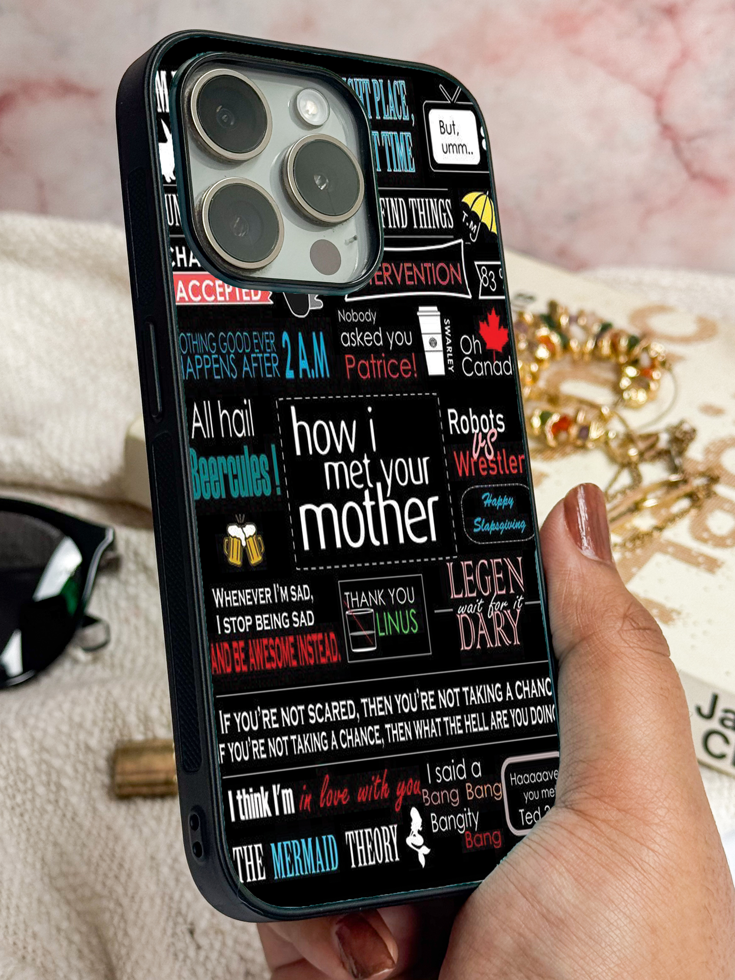 HIMYM Ted’s Story Premium Glass Back Cover For iPhone 11,12,13,14,15,16,17 Models The Case & Co