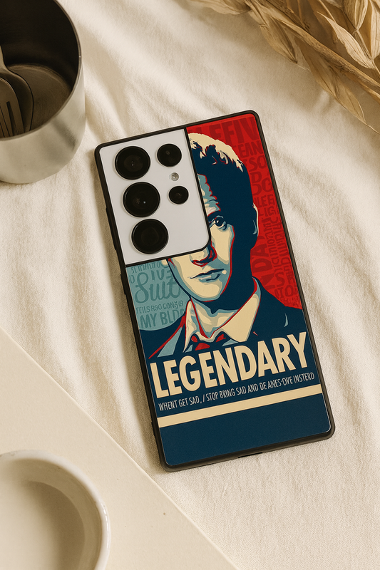 HIMYM The Legendary Premium Glass Back Cover For Galaxy S, A, M & F Series The Case & Co
