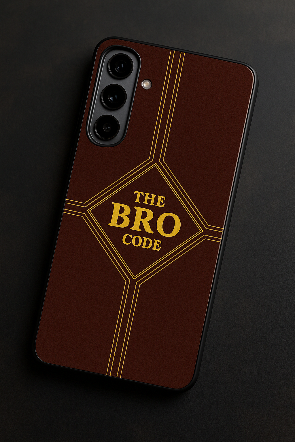 HIMYM Wingman Premium Glass Back Cover For Galaxy S, A, M & F Series The Case & Co