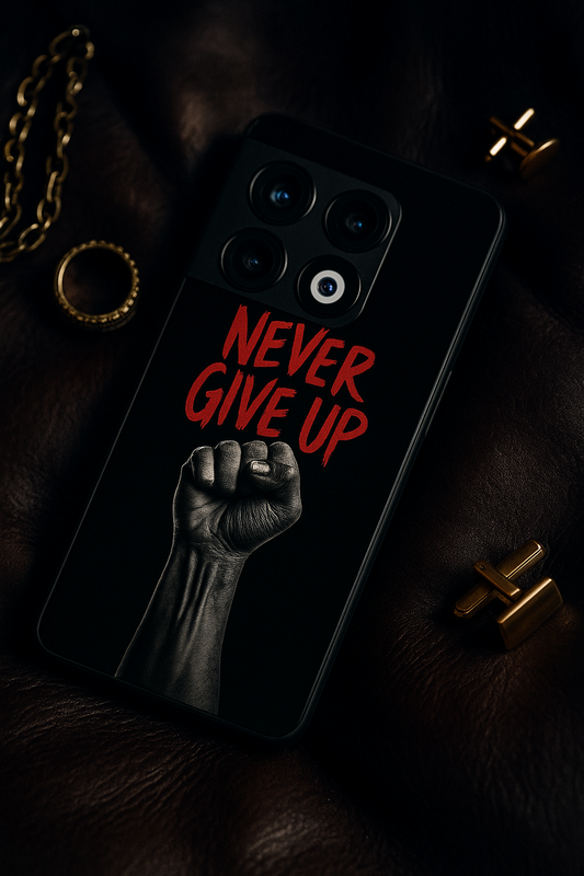 Iron Will Premium Glass Back Cover For One Plus 13, 12, 11, 10, Nord Series The Case & Co