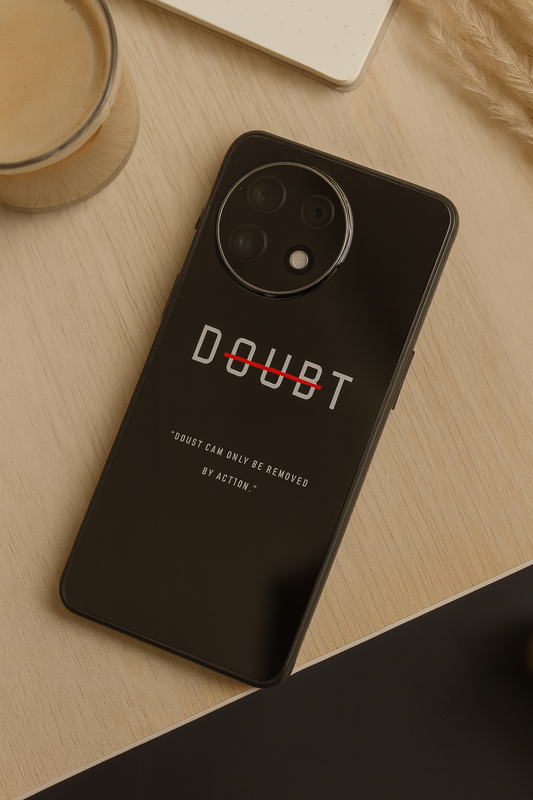 No Doubt Premium Glass Back Cover For One Plus 13, 12, 11, 10, Nord Series The Case & Co