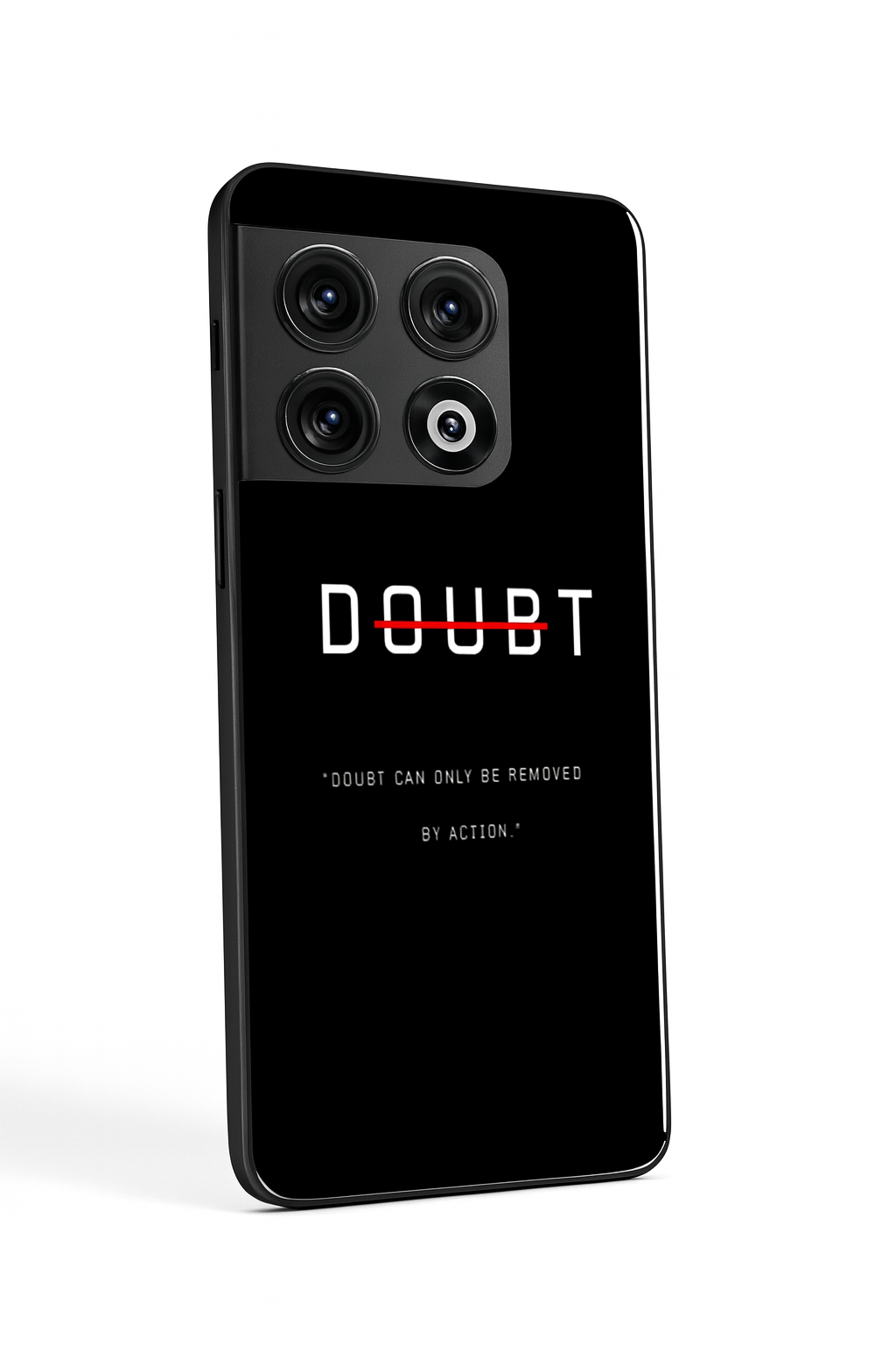 No Doubt Premium Glass Back Cover For One Plus 13, 12, 11, 10, Nord Series The Case & Co