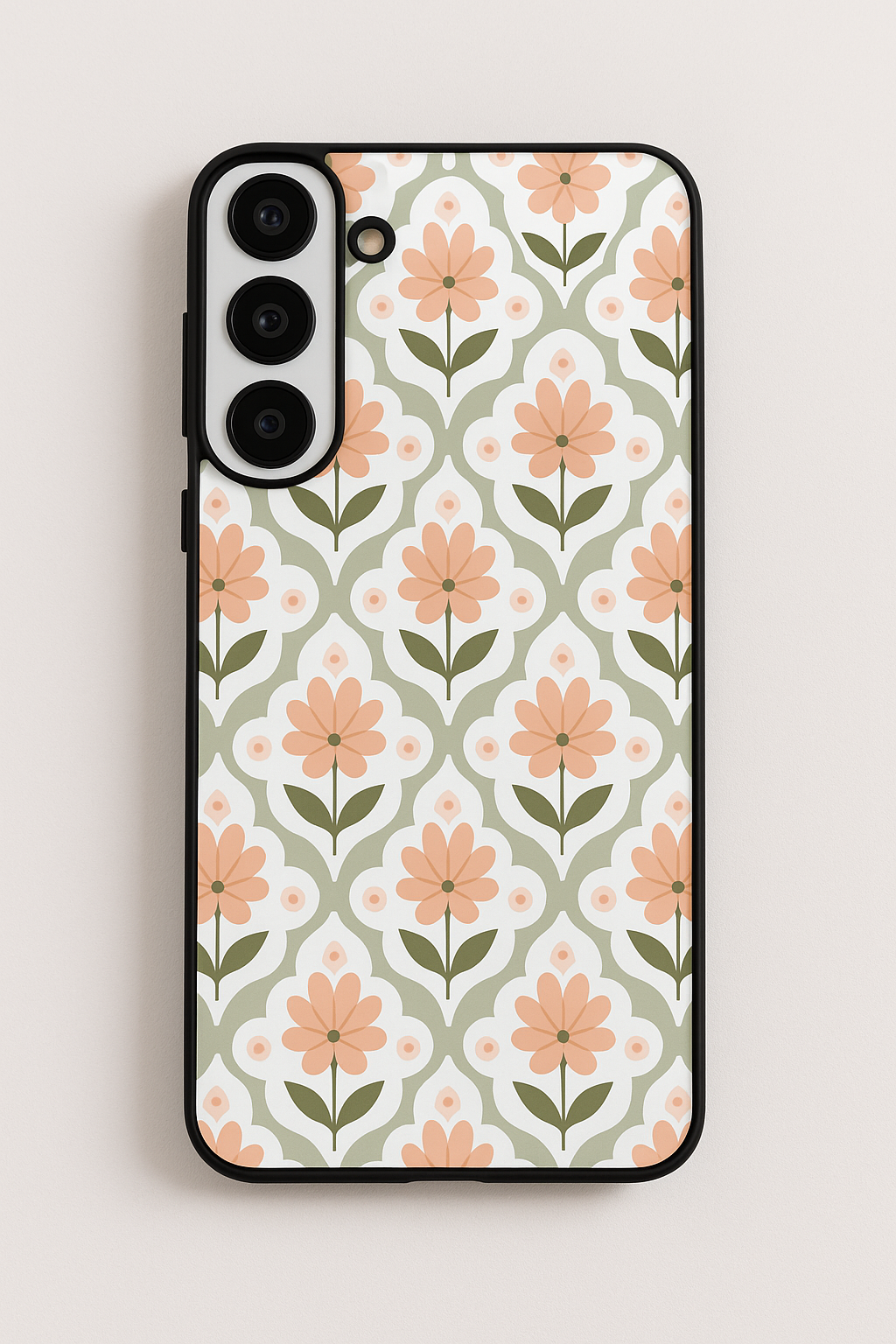 Pastel Petals Premium Glass Back Cover For Galaxy S, A, M & F Series The Case & Co